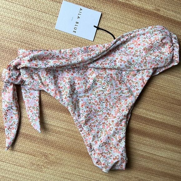 Free People Aila Blue Vivien Bottom - Vivian Romantique Swim Bottom - Picture 2 of 11